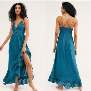 Free people Adella maxi slip dress